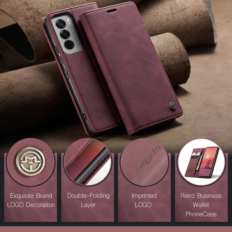 For OPPO Reno12 Pro 5G Global CaseMe 013 Multifunctional Horizontal Flip Leather Phone Case(Red) - Reno12 Pro Cases by CaseMe | Online Shopping UK | buy2fix