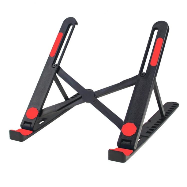 A9 Adjustable Height Portable Laptop Foldable Desktop Holder(Red) - Laptop Stand by buy2fix | Online Shopping UK | buy2fix