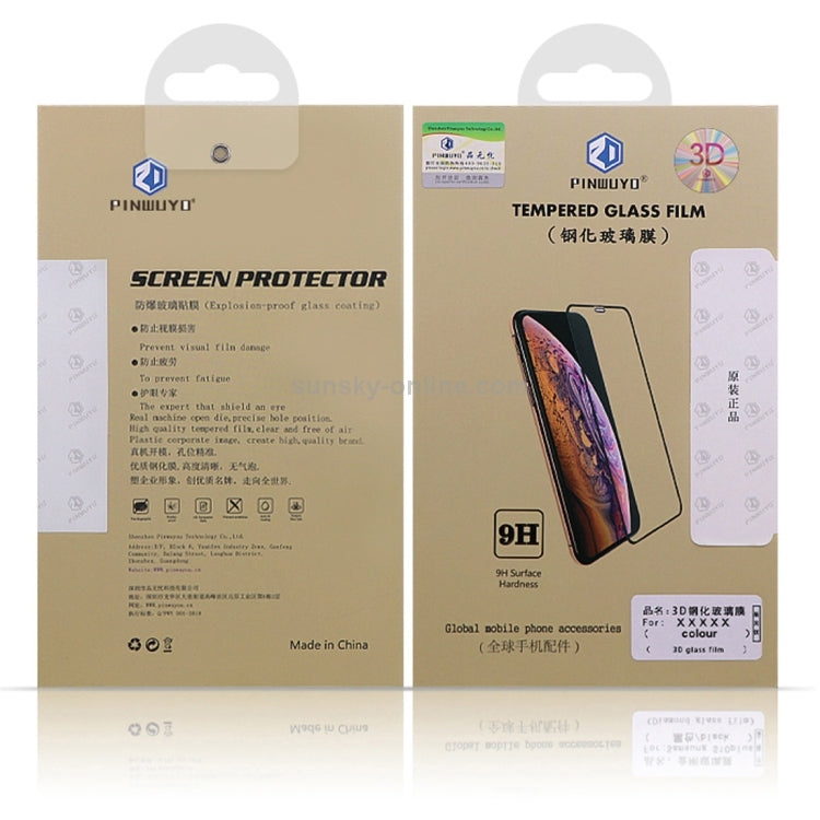 PINWUYO 9H 3D Curved Tempered Glass Film for Xiaomi Redmi K20/K20Pro/Mi 9T/Mi 9T pro(black) -  by PINWUYO | Online Shopping UK | buy2fix