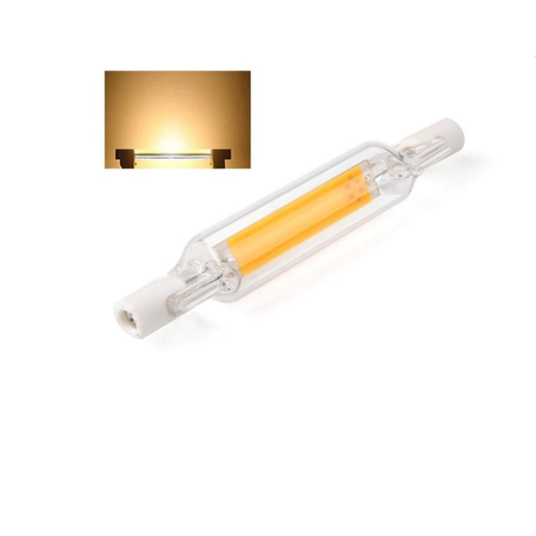 R7S 5W COB LED Lamp Bulb Glass Tube for Replace Halogen Light Spot Light,Lamp Length: 78mm, AC:220v(Cool White) - LED Blubs & Tubes by buy2fix | Online Shopping UK | buy2fix