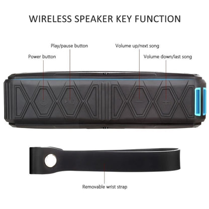 Portable Bluetooth Speaker Super Bass Stereo Wireless Speakers Support IP66 Waterproof Emergency Charging Handsfree TF - Waterproof Speaker by buy2fix | Online Shopping UK | buy2fix