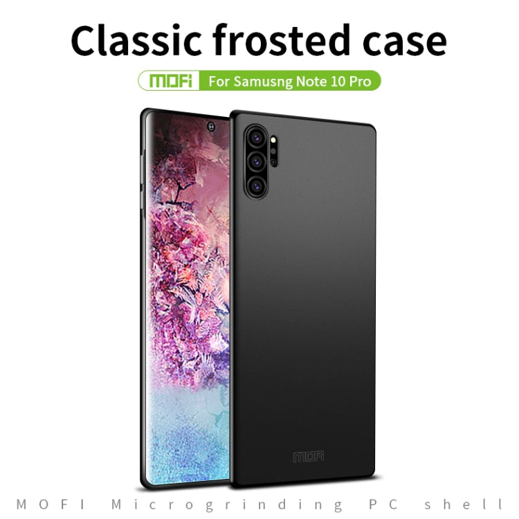MOFI Frosted PC Ultra-thin Hard Case for Galaxy Note10 Pro(Black) - Galaxy Phone Cases by MOFI | Online Shopping UK | buy2fix