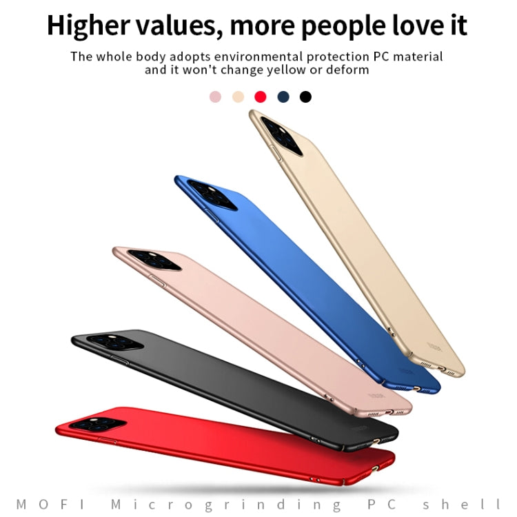 For iPhone 11 Pro Max MOFI Frosted PC Ultra-thin Hard Case (Rose gold) - iPhone 11 Pro Max Cases by MOFI | Online Shopping UK | buy2fix