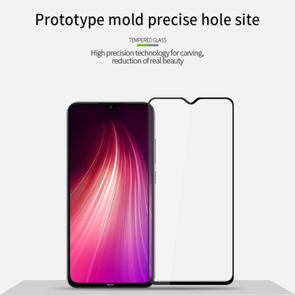 For Xiaomi RedMi Note8 PINWUYO 9H 2.5D Full Screen Tempered Glass Film(Black) -  by PINWUYO | Online Shopping UK | buy2fix