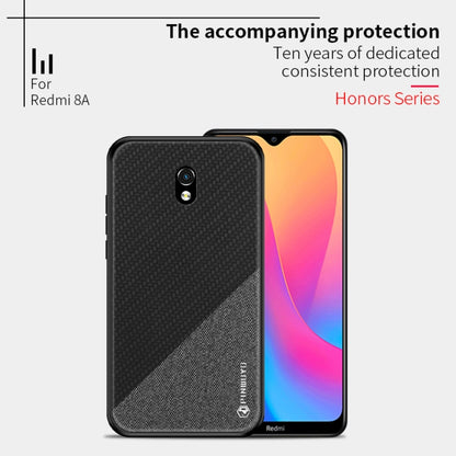 For Xiaomi RedMi 8A PINWUYO Rong Series  Shockproof PC + TPU+ Chemical Fiber Cloth Protective Cover(Yellow) - Xiaomi Cases by PINWUYO | Online Shopping UK | buy2fix