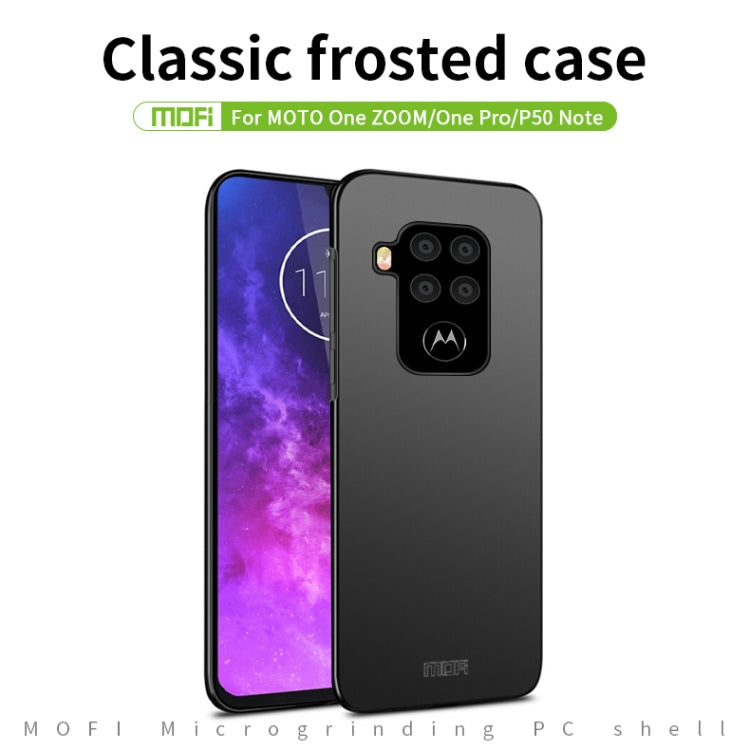 For MOTO P50 Note / One ZOOM MOFI Frosted PC Ultra-thin Hard Case(Red) - Motorola Cases by MOFI | Online Shopping UK | buy2fix