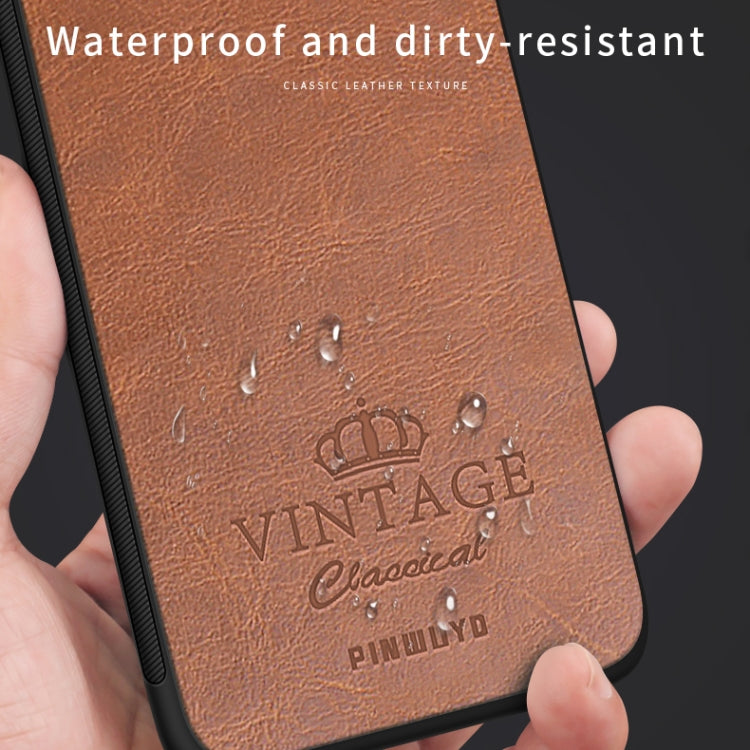 For Xiaomi Mi 9 Pro PINWUYO Pin Rui Series Classical Leather, PC + TPU + PU Leather Waterproof And Anti-fall All-inclusive Protective Shell(Brown) - Xiaomi Cases by PINWUYO | Online Shopping UK | buy2fix