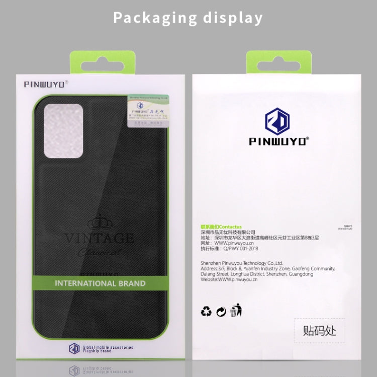 For Galaxy A91 / S10 Lite PINWUYO Zun Series PC + TPU + Skin Anti-fall All-inclusive Protective Case(Blue) - Galaxy Phone Cases by PINWUYO | Online Shopping UK | buy2fix