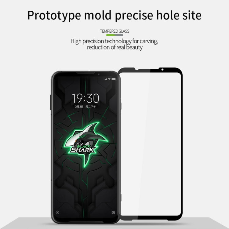 For Xiaomi Black Shark 3 MOFI 9H 2.5D Full Screen Tempered Glass Film(Black) -  by MOFI | Online Shopping UK | buy2fix