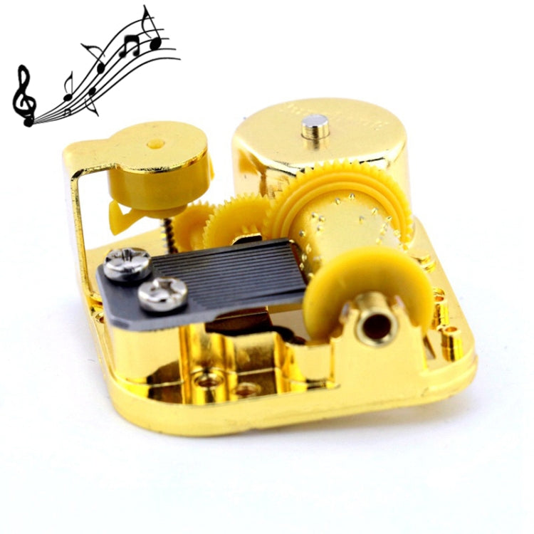 Eight-tone Gold-plated Bar Repair Parts DIY Sky City Paperback Music Box(Robot Cat) - Music Box by buy2fix | Online Shopping UK | buy2fix