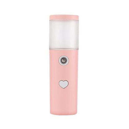 L20 Facial Hydration Instrument Air Humidifier USB Beauty Cold Spray Instrument Auto Alcohol Disinfection Sprayer(Pink) - Beauty Instrument by buy2fix | Online Shopping UK | buy2fix