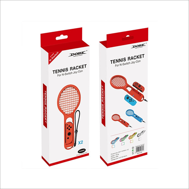 BODE Left and Right Small Handle Tennis Racket NS Game Grip Sports Game Handle TNS1843 for Switch(Red and blue) - Cases by BODE | Online Shopping UK | buy2fix