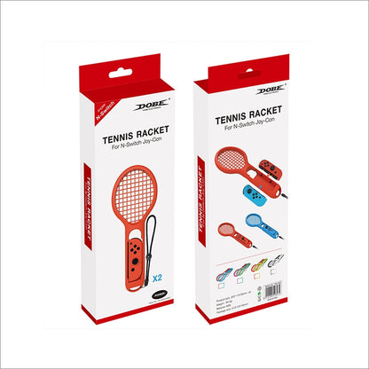 BODE Left and Right Small Handle Tennis Racket NS Game Grip Sports Game Handle TNS1843 for Switch(Red and blue) - Cases by BODE | Online Shopping UK | buy2fix