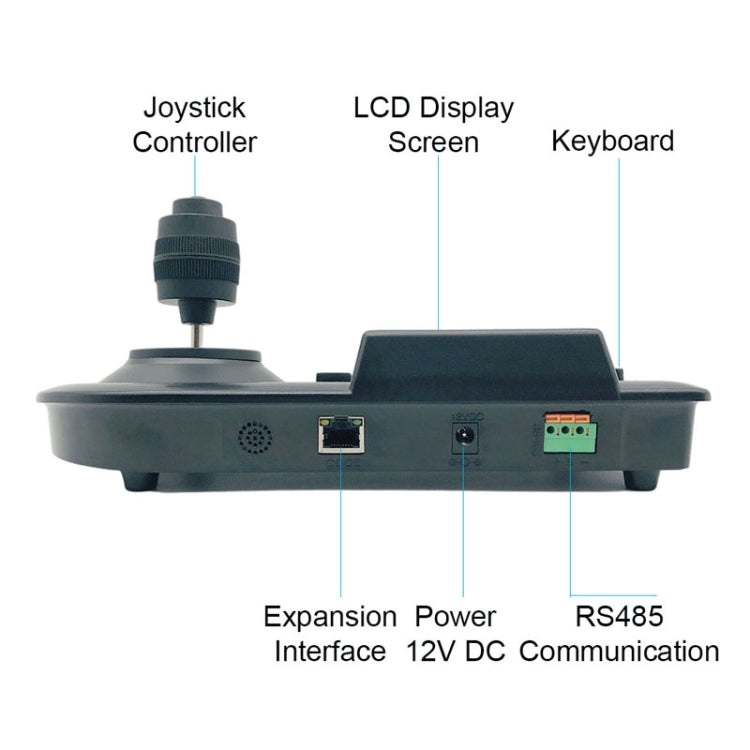 JSK-8003C Monitoring Keyboard PTZ Rocker Ball Camera Keyboard, Specification:4 Axis(AU Plug) - Other Tools by buy2fix | Online Shopping UK | buy2fix