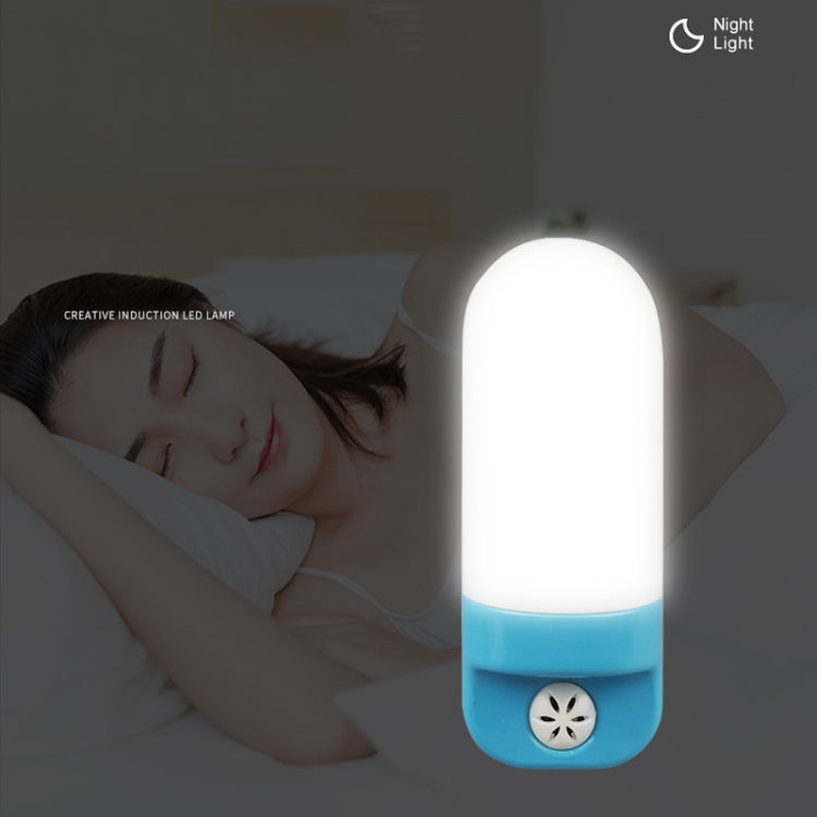 A88 Intelligent Light Sensing LED Bedside Lamp Corridor Aisle Night Light, Plug:EU Plug(Blue) - Sensor LED Lights by buy2fix | Online Shopping UK | buy2fix