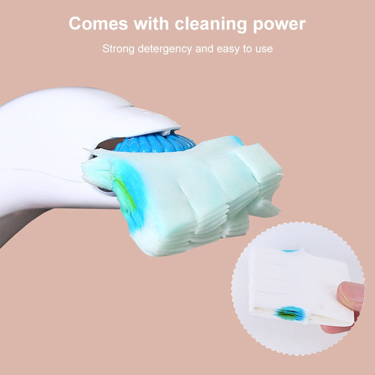 Disposable Toilet Brush Household Toilet Brush Detergent Replacement Core - Cleaning Tools by buy2fix | Online Shopping UK | buy2fix