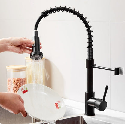 Kitchen Faucet Hot & Cold Water Tank Valve Sink Faucet, Specification: Electroplating Model - Faucets & Accessories by buy2fix | Online Shopping UK | buy2fix