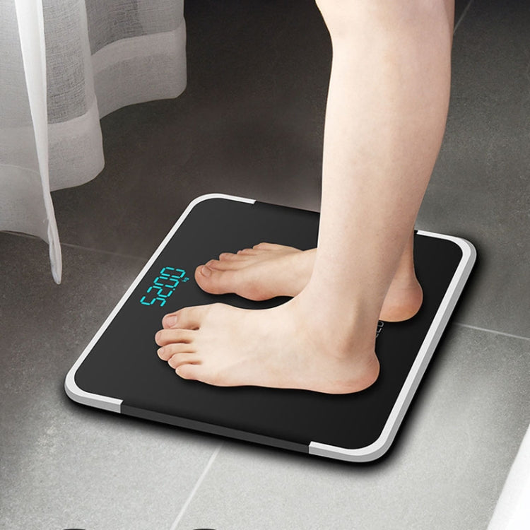 AOHANG7 USB Weight Scale With LED Hidden Screen Tempered Glass Body Scale(Red) - Body Scales by AOHANG7 | Online Shopping UK | buy2fix