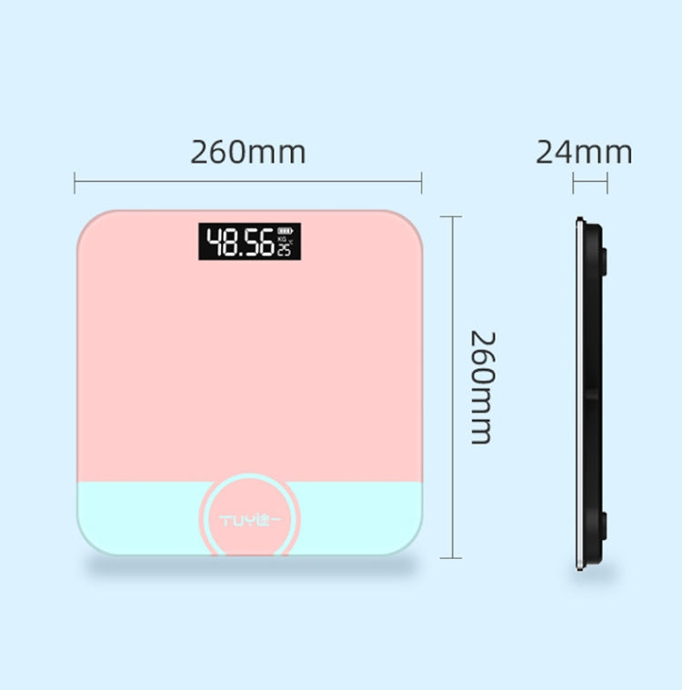Mini Electronic Scale Home Weighing Scale Battery Stlye(Sun Black) - Body Scales by buy2fix | Online Shopping UK | buy2fix
