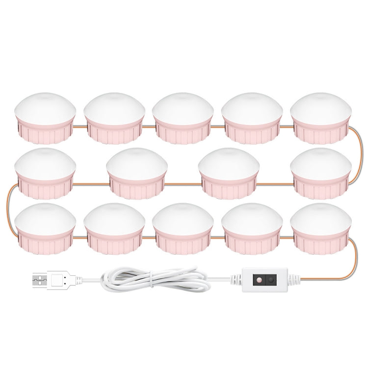 LED Makeup Lamp Mirror Front Beauty Fill Light Hand Sweep Sensation Lamp, Power source: 14 Bulbs - Sensor LED Lights by buy2fix | Online Shopping UK | buy2fix