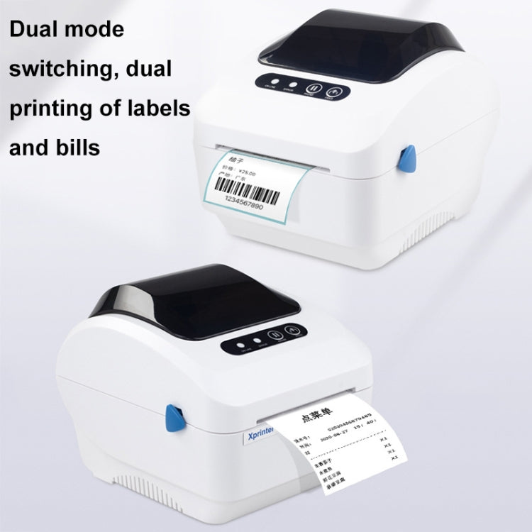 Xprinter XP-320B 80mm Thermal Barcode Supermarket Cashier Label Printer, Spec: USB+Bluetooth(EU Plug) - Printer by Xprinter | Online Shopping UK | buy2fix