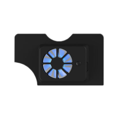 DOBE Host Base Cooling Fan With Blue Light For Switch OLED(Black) - Holder by DOBE | Online Shopping UK | buy2fix