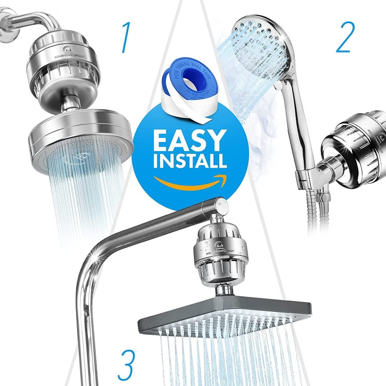 15 Layers Shower Water Purifier Shower Filter - Toilet Accessories by buy2fix | Online Shopping UK | buy2fix