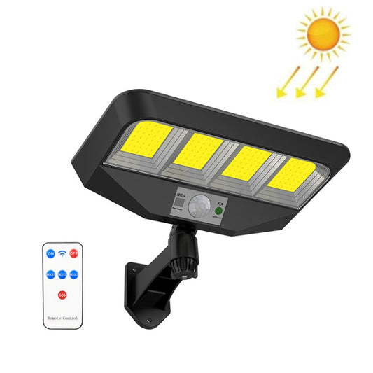 TG-TY081 LED Solar Wall Light Body Sensation Outdoor Waterproof Courtyard Lamp with Remote Control, Style: 138 COB Integrated - Solar Lights by buy2fix | Online Shopping UK | buy2fix