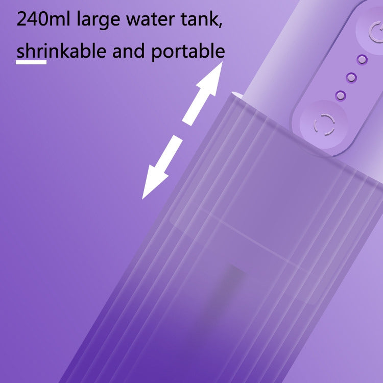 A68 Retractable Electric Dental Flusher Portable Water Dental Floss Household Tooth Cleaner(Gradient Purple) - Oral Irrigators by buy2fix | Online Shopping UK | buy2fix