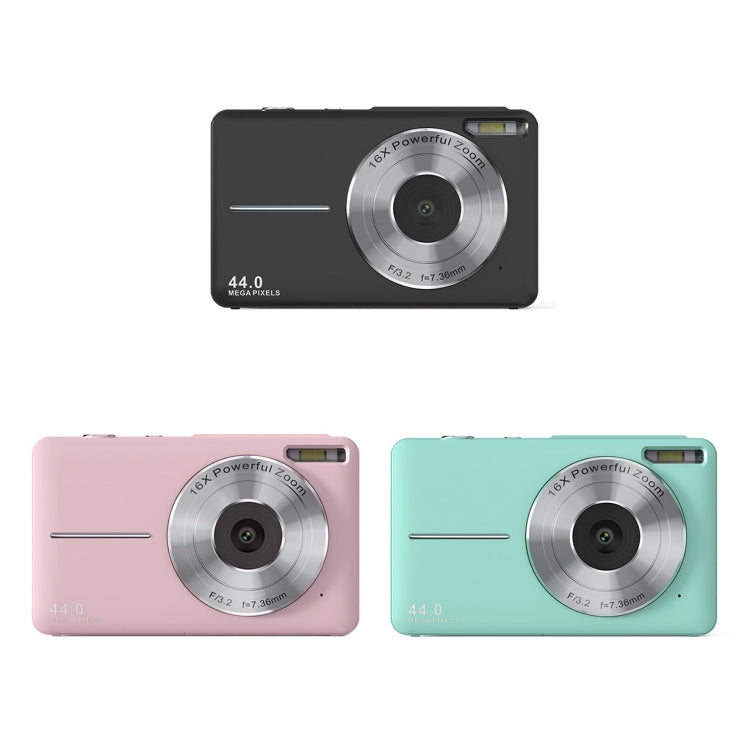 DC403L-AF 2.4-Inch 16X Zoom HD Digital Camera Mini Children Photography Camera UK Plug(Pink+32G) - Children Cameras by buy2fix | Online Shopping UK | buy2fix