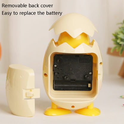 RP001 Cartoon Chicken Eggshell Chicks Alarm Clock Student Gift Children Bedroom Ornaments(Yellow) - Alarm Clocks by buy2fix | Online Shopping UK | buy2fix