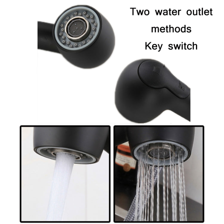 304 Stainless Steel Kitchen Sink Pull-out Faucet - Faucets & Accessories by buy2fix | Online Shopping UK | buy2fix