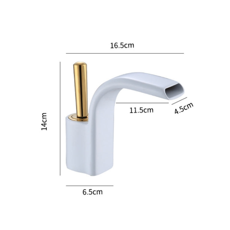 Bathroom All Copper Basin Hot And Cold Water Faucet, Specification: Platinum - Faucets & Accessories by buy2fix | Online Shopping UK | buy2fix