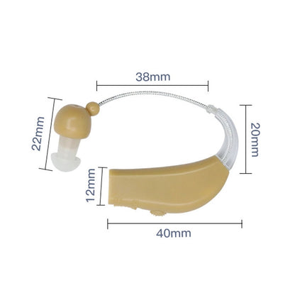 Elderly Use Can Charge Sound Amplifier Hearing Aid, Specification: US Plug(Blue Double Machine+White Charging Bin) - Hearing Aids by buy2fix | Online Shopping UK | buy2fix