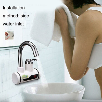 Kitchen Hot and Cold Dual-use Instant Faucets EU Plug, Style: Round Screen Type - Faucets & Accessories by buy2fix | Online Shopping UK | buy2fix