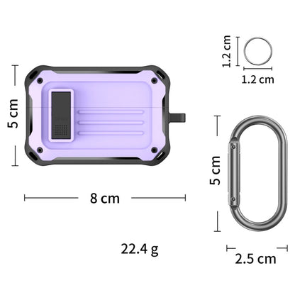 2pcs Bluetooth Earphone Storage Dust Cover For Sony WF-1000XM4(Purple) - Sony Earphone Case by buy2fix | Online Shopping UK | buy2fix