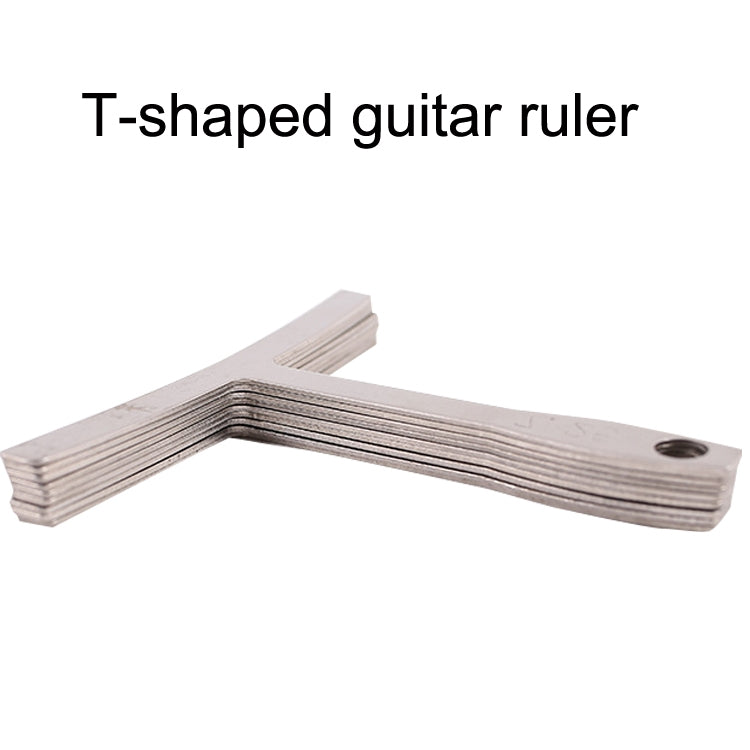 9 PCS/ Set T -Type Guitar Ruler Guitar Repair Measuring Ruler Tools - Stringed Instruments Accessories by buy2fix | Online Shopping UK | buy2fix