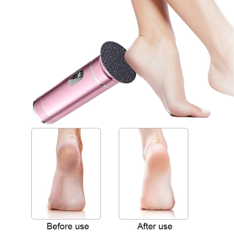 S-608 Smart Digital Display USB Charging Foot Grinder Exfoliating Electric Pedicure(Gold) - Grinding Tools & Accessories by buy2fix | Online Shopping UK | buy2fix