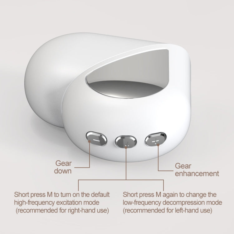 KS-ZMY02 LCD Display Rotatable Heart-shaped Smart Sleep Instrument(Milky) - Massage & Relaxation by buy2fix | Online Shopping UK | buy2fix