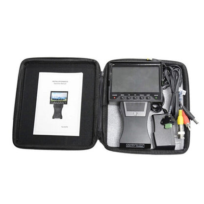 JSK-4300B 4.3 inch Handheld 12V Output Network Cable Monitoring Tester(With EU Plug Power Adapter) - Other Tools by buy2fix | Online Shopping UK | buy2fix