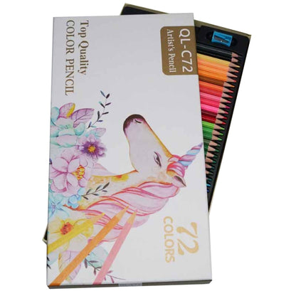 72 Colors Oil Colored Pencil Art Hand Drawn Set - Art Supplies by buy2fix | Online Shopping UK | buy2fix