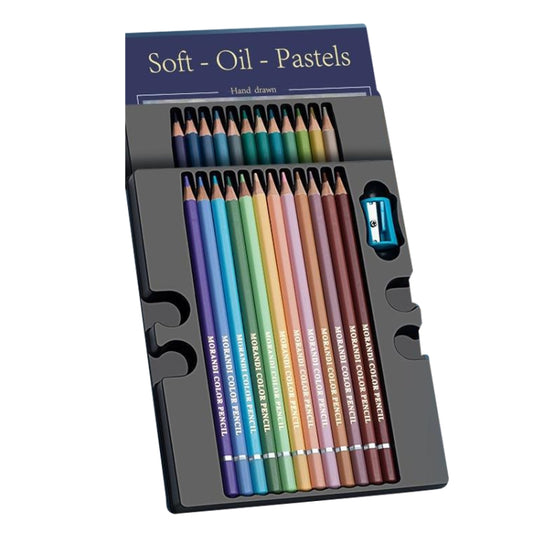 24 Colors Oily Bright Color Pencil Studio Special Set Morandi - Art Supplies by buy2fix | Online Shopping UK | buy2fix