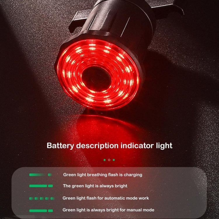 WEST BIKING Bicycle USB Charging Smart Brake Sensor Warning Tail Light(Sit Tube) - Taillights by WEST BIKING | Online Shopping UK | buy2fix