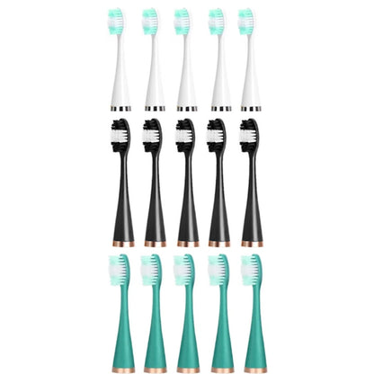 Electric Dental Scaler Accessories Replacement Head, Color: 5pcs Toothbrush Head Black - Replacement Brush Heads by buy2fix | Online Shopping UK | buy2fix