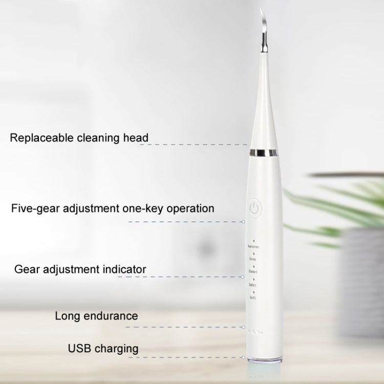 6 In 1 Electric Dental Scaler Calculus Removal Teeth Cleaning Set, Color: White Exclusive - Oral Irrigators by buy2fix | Online Shopping UK | buy2fix