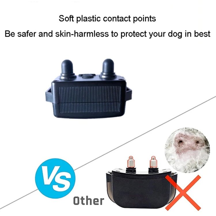 800m Remote Control Dog Trainer Stop Barker Electrical Shock Vibration Pet Collar(Black) - Training Aids by buy2fix | Online Shopping UK | buy2fix