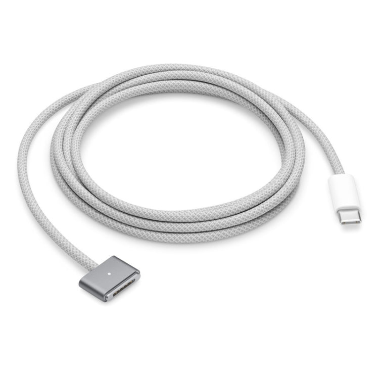 2m For Macbook Air/Pro Series Type-C To Magsafe 3 Braided Magnetic Cable(Gray) - Cable & Adapter by buy2fix | Online Shopping UK | buy2fix