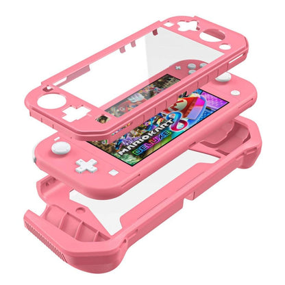 For Nintendo Switch Lite Full Cover Protective Shell TPU Console Case(Pink) - Cases by buy2fix | Online Shopping UK | buy2fix