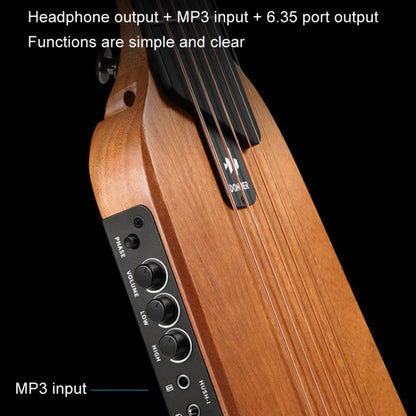 DONNER Smart Headless Silent Guitar Travel Portable Detachable Acoustic Guitar, Style: Maple Model Black - Stringed Instruments by DONNER | Online Shopping UK | buy2fix