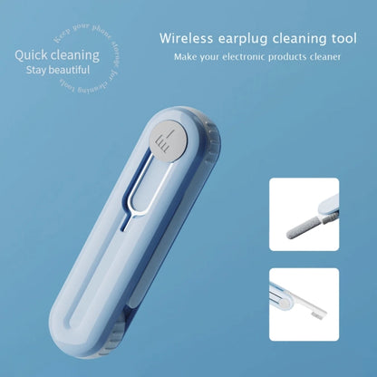 Bluetooth Earphone Cleaning Artifact Phone Dust Removal Tool Multi-Function Cleaning Brush(Sky Blue) - Other Accessories by buy2fix | Online Shopping UK | buy2fix